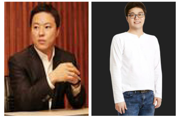 이만규 (주)아난티코브 대표와 김학수 소셜빈 대표.